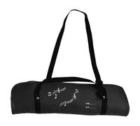 Didiseaon Custodia per Melodica 32 Tasti e Armonica in Tela Nera Scomparti Rinforzati, Custodia da Viaggio Resistente per Musicisti e Trasporto Tastiere Piccole