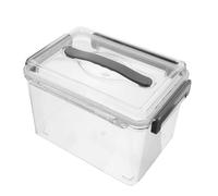 Didiseaon Custodia Protettiva Rigida per Obiettivi Fotocamera in Acrilico Trasparente Grigio Organizer Antiurto Compatto Guarnizione Sigillante Custodia da Viaggio per Accessori