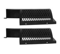 Didiseaon Custodia Rete Calcio Balilla in Plastica Nera 2 Pezzi per Raccolta Palline Accessorio Porta-obiettivo per Tavolo Calcio Balilla Ricambio Rete a Maglie Famiglia e Feste