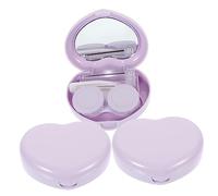 Didiseaon Custodie per Lenti da Viaggio Set da 3 Scatola Compatta per Lenti Specchio Pinzette Organizer per Lenti per Donna