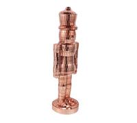 Didiseaon Disco Glass Nutcracker Figurine Festive Holiday Soldier Decoration For Tv Cabinets And Tabletop Artistic Transparent Centerpiece With Light Transmitting Effect Christmas Winter