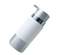 Didiseaon Dispenser Sapone Liquido in Ceramica Argento Resistente al Calore Leggero e Ricaricabile per Bagno e Viaggio Design Elegante e Funzionale