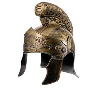 Didiseaon Elmo Cosplay Romano da Soldato Uomo Design Realistico e Unico Accessorio Costume per Feste Tema Medioevo e Antica Roma per Party e Spettacoli