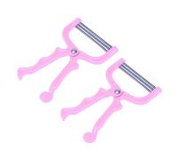 Didiseaon Epilatore Manuale per Viso 2 Pezzi Rimozione Peli Radice Depilazione senza Sostanze Chimiche Pelle Liscia Cosmetico per Donna Uso Quotidiano