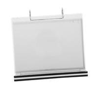 Didiseaon Espositore da Tavolo Porta Menu in Plastica Trasparente con Supporto Girevole Design Flip per Ristoranti e Pubblicità Desktop Resistente e Facile da Formato Orizzontale
