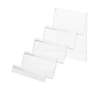 Didiseaon Espositore Per Portafogli in Acrilico Trasparente 4 Strati Compatto Supporto Espositivo Stabile Per Banconi Saloni e Vetrine