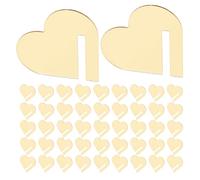 Didiseaon Etichette per Bevande in Acrilico Dorato a Forma di Cuore Set da 90 Pezzi Segnabicchieri Impermeabili Personalizzabili per Matrimoni e Feste Decorazioni Romantiche per