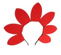 Didiseaon Fascia Del Fiore Del Sole Glitter Decorazione Copricapo Di Girasole Cappello Da Costume Da Girasole Abito Rave Cappello Da Costume a Fiori Girly Fasce Di Girasole Rosso Plastica