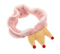 Didiseaon fascia peluche da accessori spa per le donne stazione termale della fascia accessori per la cura della pelle fascia carina fascia per termale vello di corallo rosa