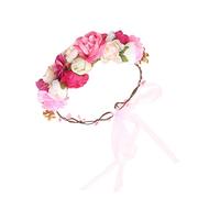 Didiseaon Fascia Per Floreale Per Bambine - Copricapo Da Damigella D'onore - Elegante Accessorio Per Per Occasioni Speciali - Perfetto Per Feste E Servizi Fotografici