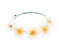 Didiseaon Fascia Per Ghirlanda Luminosa Delirio Fascia Hippie Bande Elastici Per Le Donne Da Donna Accessori Per Per La Sposa Fasce Per La Testa Signore Stoffa Beige