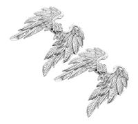 Didiseaon Fermagli per Chioma Vichinghi 2 Pezzi a Forma di Ala Gotica in Metallo Vintage, Accessori per Chioma da Matrimonio e Cosplay Strega, Clip Leggere Tenuta Sicura per Feste e Uso