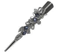 Didiseaon Fermaglio Capelli Becco d Anatra con Cristalli Clip Alligatore Grande per Capelli Spessi Accessorio Vintage Elegante per Acconciature Femminili