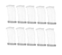 Didiseaon Filtro Raccogli-pelucchi per Scarico Lavatrice in Acciaio Inox 304, Set 10 Pezzi Lacci per Tubo Flessibile, Filtro Anti-lanugine per Drenaggio Lavatrice in Casa