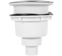 Didiseaon Filtro Scarico Lavabo in Ceramica con Cestello in Acciaio Inossidabile Rimovibile Tappo Scarico per Letto Shampoo e Lavabo Parrucchiere Accessorio Professionale Antintasamento per