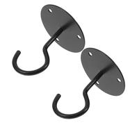 Didiseaon Ganci Sospesi in Ferro per Piccoli Ganci a Forma Proboscide 2 Pezzi per Appendere Utensili e Accessori e Giardino