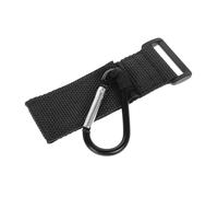 Didiseaon Gancio da Manubrio per Bicicletta e Scooter con Cinturino Moschettone Resistente, Installazione senza Fori, Compatto e Durevole, per Borse, Passeggini e Portapacchi Sportivi