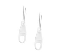 Didiseaon Gancio Per Bottoni e Tirazip 2 Pezzi - Strumento Di Assistenza Alla Vestizione Manuale, Aiuto Per Tirare Cerniere, Portatile e Pieghevole, Indicato Per Artrite e Difficoltà Motorie