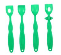 Didiseaon Giocattolo Sensoriale per Bambini, Allenatore del Movimento della Lingua e Stimolazione Orale, 4 Pezzi in Pp Verde, Aiuto lo Sviluppo del Linguaggio