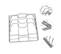 Didiseaon Graticola Barbecue Portatile in Acciaio Inossidabile Stand per Bistecche Supporto Grill Compatto per Picnic e Camping Outdoor