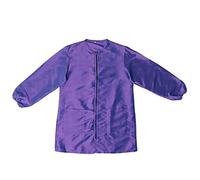 Didiseaon grembiule per tingere i grembiule impermeabile mantello da barbiere grembiule da toelettatura canottiera abito da salone spa tuta da tecnico di bellezza Viola,porpora
