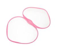 Didiseaon Heart-shaped Hard Shell Travel Makeup Bag Trasparente Organizer con Chiusura Protettivo per Cosmetici Accessori e Giochi per Casa e Viaggi