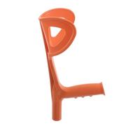 Didiseaon Impugnatura per Bastone Supporto Ergonomico a Gomito in Plastica Pp Arancia 22mm, Accessorio Rapido da Installare per Mobilità Quotidiana e Riabilitazione Anziani