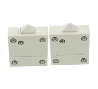 Didiseaon Interruttore Per Porta Luce Armadio Hue Switch Interruttore Per Porta Armadio 12 V-250 v Bianco