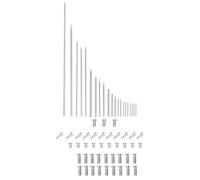 Didiseaon Kit di Riparazione per Risparmiare Sulle Riparazioni in Argento per per Oboe Set Completo e Mantenere lo Strumento , per Principianti e Professionisti