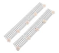 Didiseaon Kit Fermaglio per Chioma Invisibile 2 Pezzi, Pettine Fissatore Elastico per Styling Donna, Accessori per Finitura Chioma Ribelli, per Uso Quotidiano e Occasioni Formali