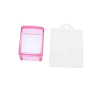 Didiseaon Kit Per Stampaggio Unghie in Silicone Rosso Strumenti Per Manicure Aspetto Naturale Per La Stampa Artistica Dello Smalto Per Unghie