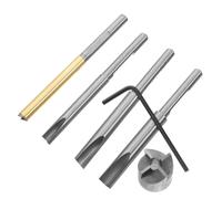 Didiseaon Kit Rifinitore Penna per Tornitura Legno con Mandrino Espansibile e Colletto Accessori per Lavorazione Penne Fai da Te Protezione Nucleo Penna Stabile e Versatile