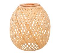 Didiseaon Lampada Sospensione in Bamboo Paralume Vintage Country per Cucina Camera da e Balcone Paralume Leggero Atmosfera e Accogliente