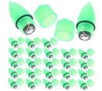 Didiseaon Lampade Di Allarme Per Pesca Notturna Led Impermeabili in Plastica, Set Da 25 Pezzi Per Segnalazione Abboccata, Luci Portatili Multiuso Per Attività All’aperto