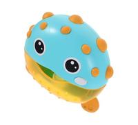 Didiseaon Macchina Palla per Soffiatore Automatico per da Bagno Bagnetto con Design Pufferfish Blu Facile e Divertimento Continuo