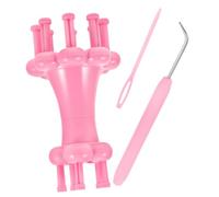 Didiseaon Macchina Tricotin Doppia per Manuale Strumento Tessitura Filo in Plastica per Principianti e Appassionati di Lana Kit Knitting Spool per Lavori Fai da Te
