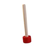 Didiseaon Mallet per Campana Tibetana Silicone Rosso Leggero e Portatile per Meditazione Yoga e Pratica di Guarigione Striker per Ciotole e Gong Accessorio Manuale Pratico