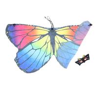 Didiseaon Mantello Cosplay Farfalla per Scialle a Ala di Fata Morbido e Leggero Costume Festa Halloween e Natale Accessorio per Giochi di Ruolo e Spettacoli Teatrali Taglia Unica