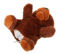 Didiseaon Marionetta Orso Marrone Morbido per Racconta Storie Giocattolo Interattivo in Peluche per Dito Marionetta Animale per Sviluppo Relazione Genitore-figlio