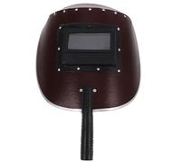 Didiseaon Maschera per Saldatura Portatile Scudo in Fibra Vulcanizzata e Legno, Design Versatile per Saldatori Professionisti e Comfort Prolungato Durante Lavoro Manuale