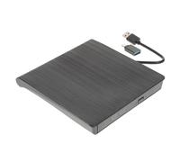 Didiseaon Masterizzatore Dvd Esterno USB Drive Slot per CD Dvd Rw Alimentato USB Facile Usare e Pronto All Uso per Computer e Laptop Nero