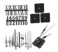 Didiseaon Meccanismo Orologio da Parete Silenzioso con Kit Movimento e Lancette Alimentazione Batteria Completo per Riparazione e Creazione Orologi DIY Materiale Resistente Adatto Orologi