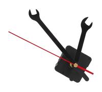 Didiseaon Meccanismo Orologio da Parete Silenzioso, Kit Quarzo Nero | Albero Corto, Batteria Aa 1, 5 V, per Pannelli in Legno e Progetti Fai da Te