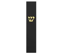 Didiseaon Mezuzah Decorazione Religiosa Elegante per Porta, in Resina Nera | Accessori e Manuale Inclusi, Uso Interno ed Esterno, Resistente All’acqua e Agli Agenti Atmosferici