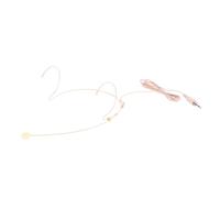 Didiseaon Microfono a Condensatore Vocale Filo, Auricolare Leggero in Plastica Rosa, Design a Fascia per Arti Performative e Lezioni, Facile da Piegare