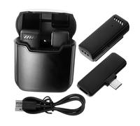 Didiseaon Microfono Lavalier Wireless Tecnologia 2.4g, Custodia di Ricarica e Riduzione del Rumore, per Registrazioni di Video Brevi e Interviste in Mobilità