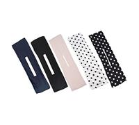 Didiseaon Modellatore Per Chignon Attorcigliato 5 Pezzi, Accessori Per Chioma Da Donna Filo, Creatore Di Chignon Per Pilates, Yoga e Feste, Versatile Ciambella Per Chioma Colori Assortiti