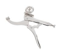 Didiseaon Morsa per Trapano Colonna Uso Professionale Morsetto di Bloccaggio per Trapano, Acciaio al Carbonio, Argento, per Pezzi da Lavoro e Scanalatura della Macchina