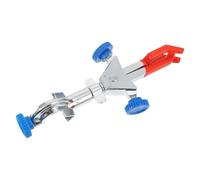 Didiseaon Morsetto da Laboratorio in Ferro Argento Resistente alla Corrosione a 3 Rebbi Regolabile Efficiente per Provette e Attrezzature Sperimentali