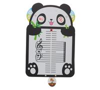 Didiseaon Musical Note Board For Beginners Portable Cartoon Panda Rhythm Flashcards For Music Theory Learning Piano Practice And Sight-reading